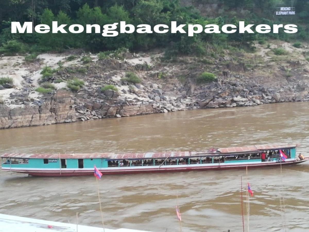Ferienwohnung Mekong Backpackers Muang Pakbèng Exterior foto